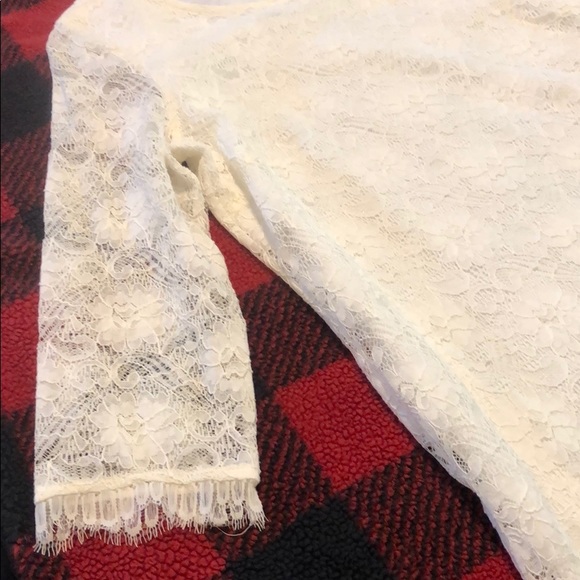 White lace New York and company dress - Picture 3 of 5